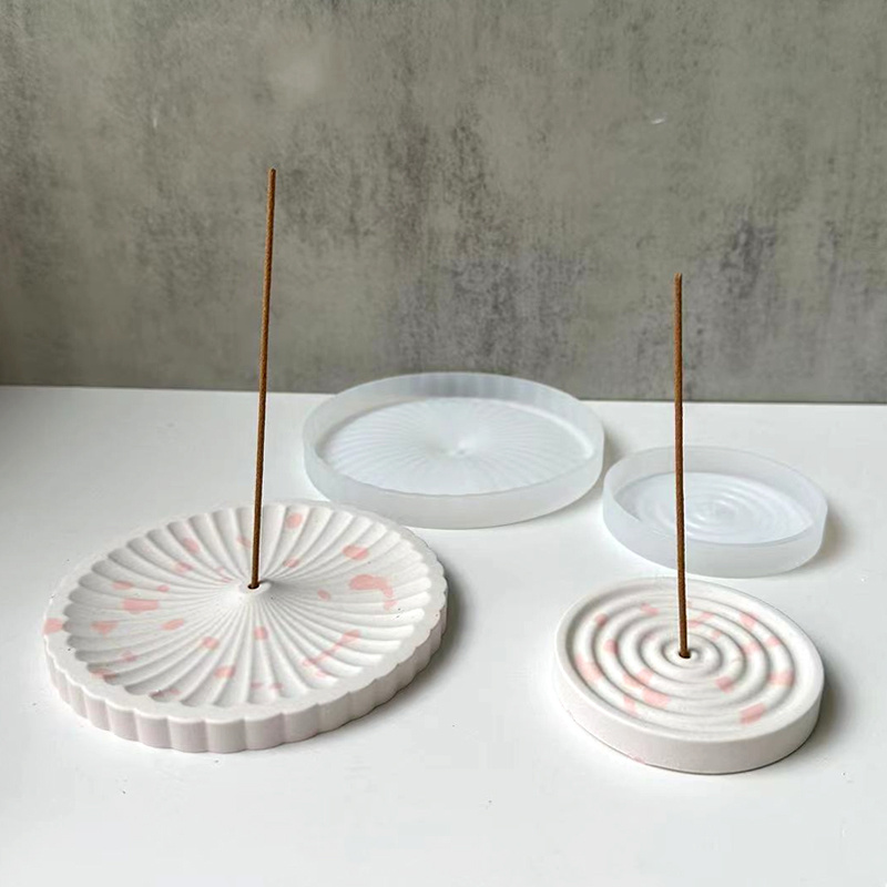 Home Decor Manufacturers - 1 Silicone Incense Tray Mold, DIY