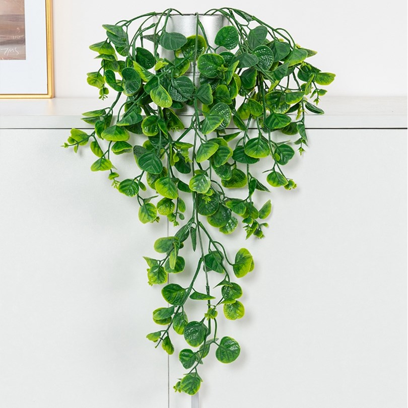 Eucalyptu Fern Rattan Artifici - Rattan Plant Basket 评论和价格