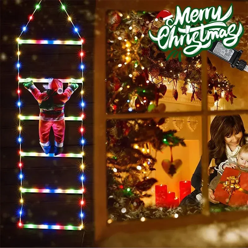 LED Ladder Light for Santa Cla - Home Decor Xmas Tree 评论和价格