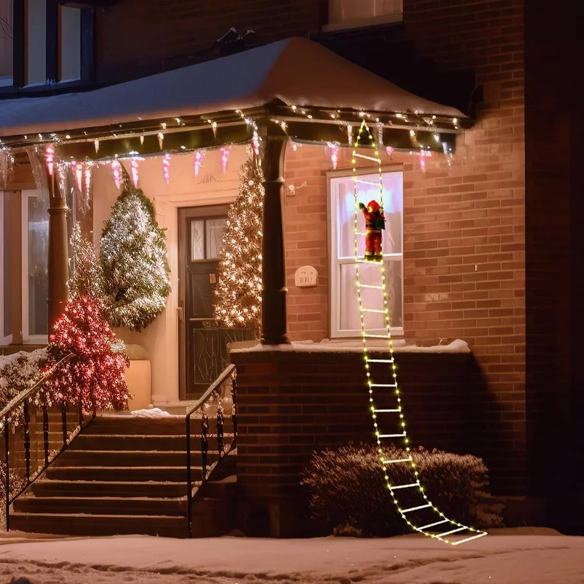 LED Ladder Light for Santa Cla - Home Decor Xmas Tree 评论和价格