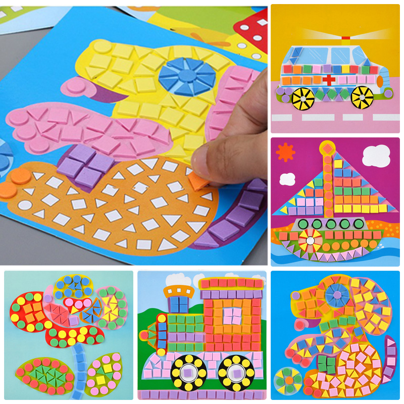 6/12pcs Mosaics Paintings DIY  - Home Decor Scrap 评论和价格