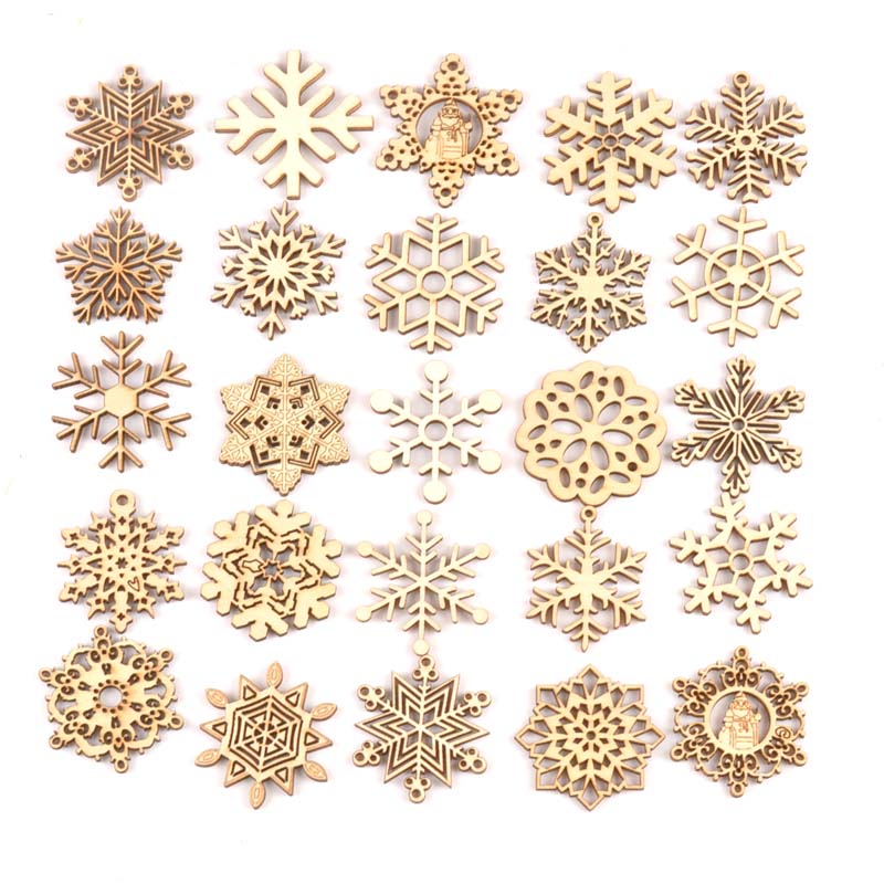 10pcs mix christmas snowflake  - Home Decor Scrap 评论和价格