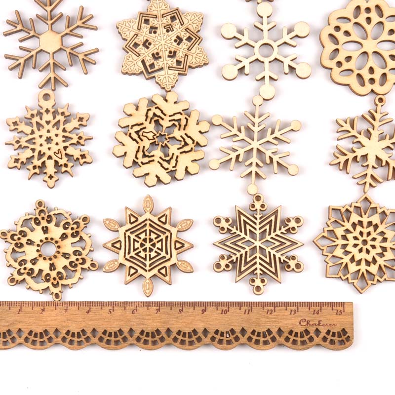 10pcs mix christmas snowflake  - Home Decor Scrap 评论和价格