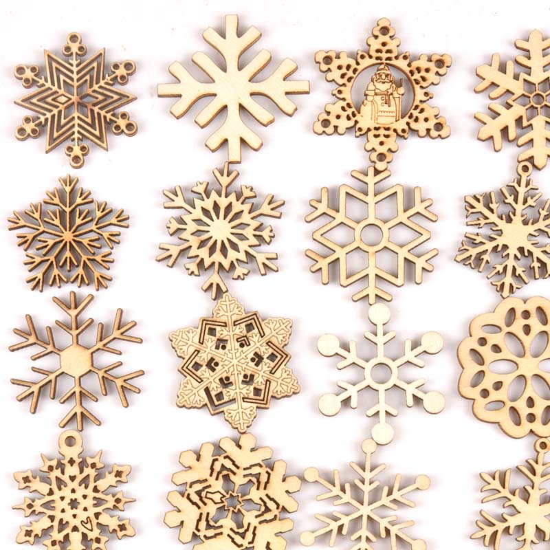 10pcs mix christmas snowflake  - Home Decor Scrap 评论和价格