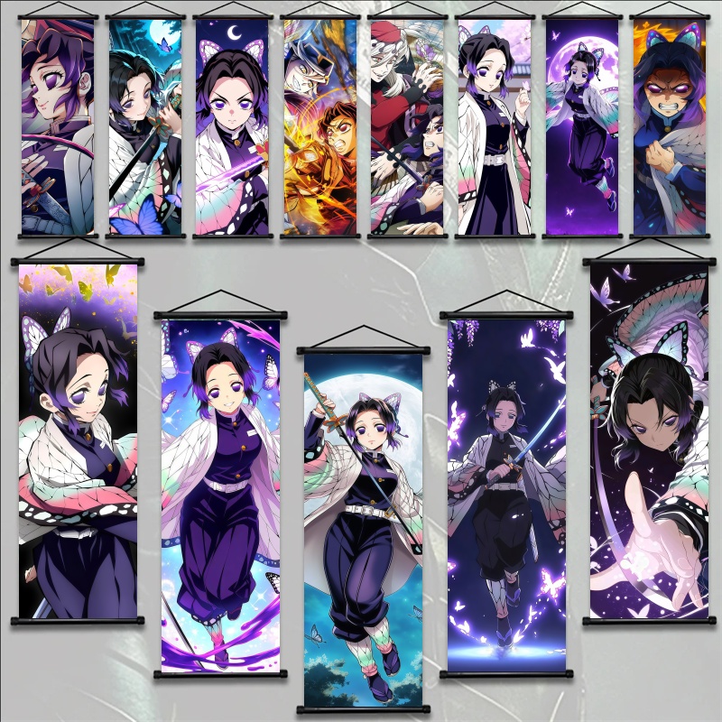 Shinobu Kocho Demon Slayer Art - Home Decor Fabric 评论和价格