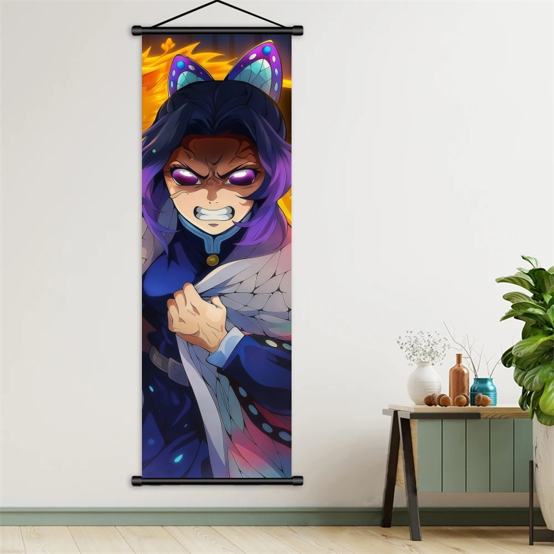 Shinobu Kocho Demon Slayer Art - Home Decor Fabric 评论和价格