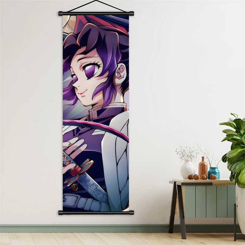 Shinobu Kocho Demon Slayer Art - Home Decor Fabric 评论和价格