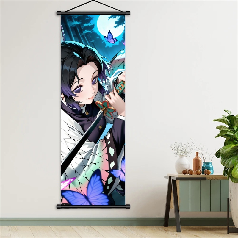Shinobu Kocho Demon Slayer Art - Home Decor Fabric 评论和价格