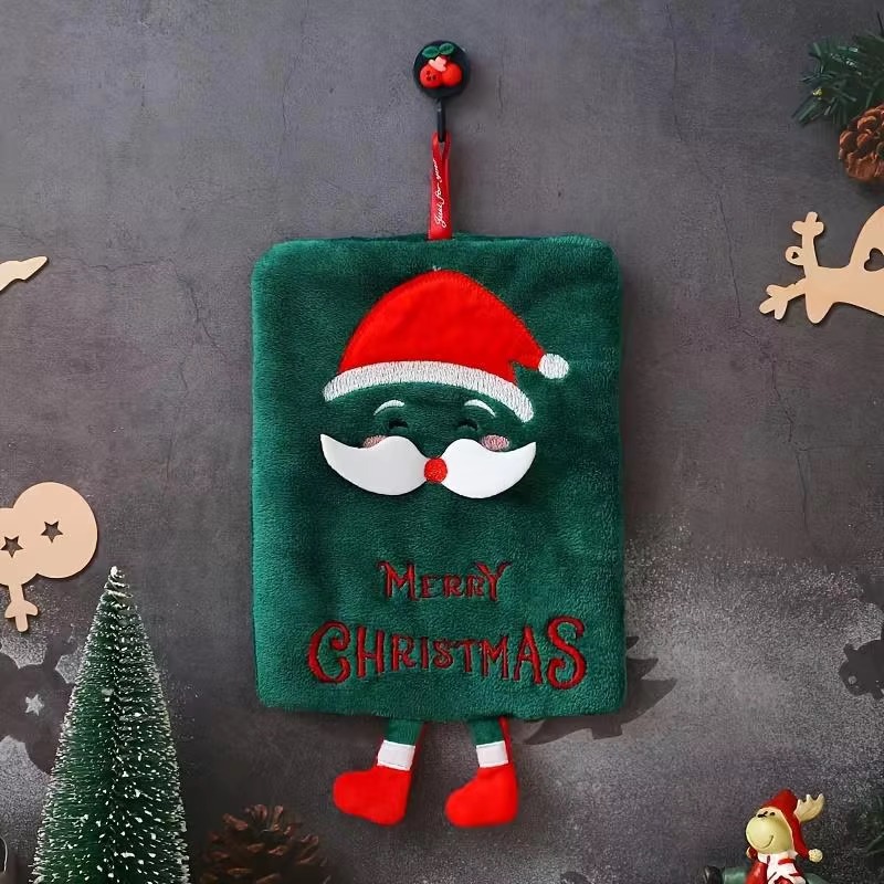 Christmas Hanging Hand Towel C - Home Decor Xmas Tree 评论和价格