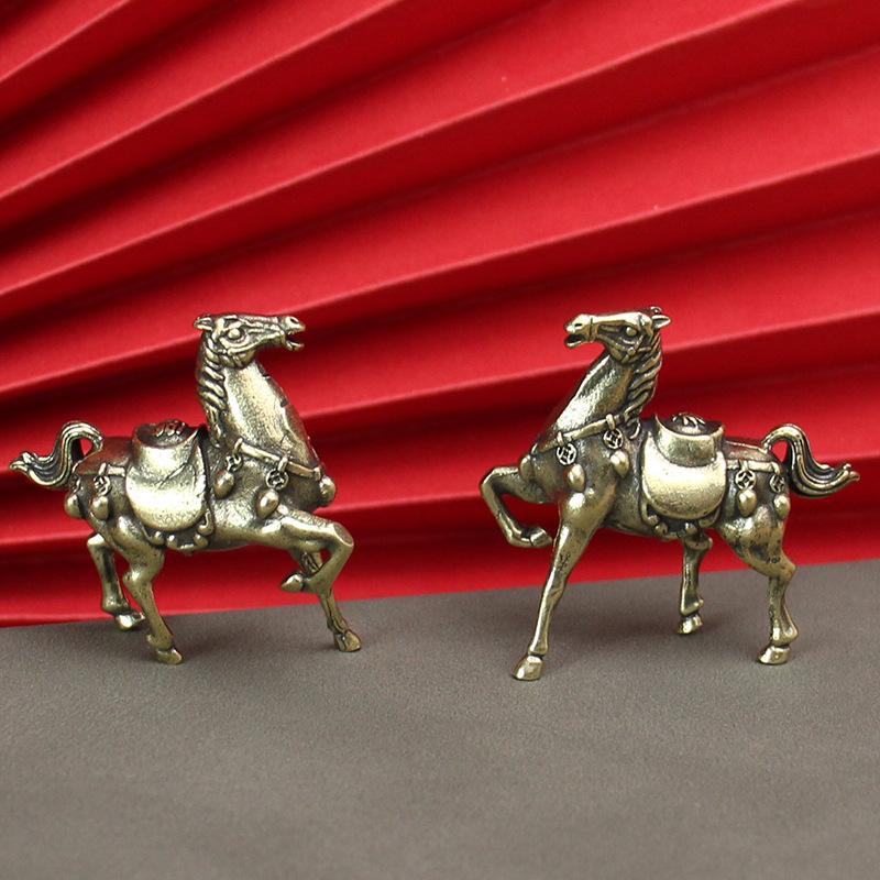 Brass War Horse Small Ornament - Home Decor Enthusiast 评论和价格