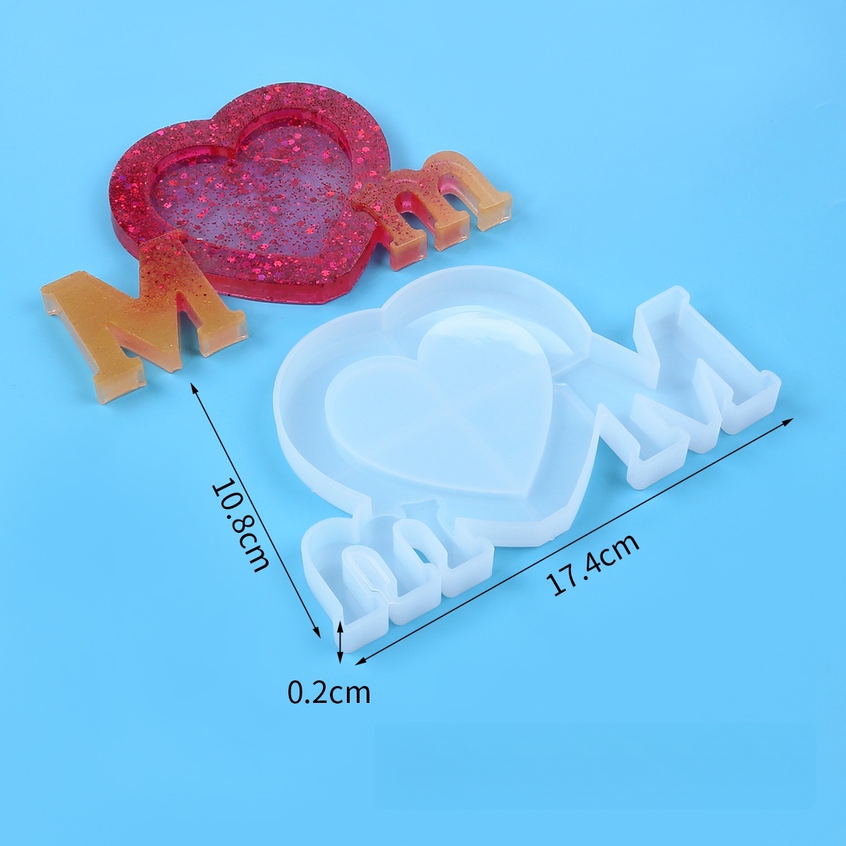 Letter Mm Epoxy Resin Silicone - Home Decor Manufacturers 评论和价格