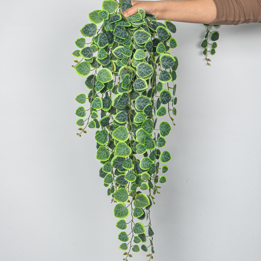60-80cm Artificial Hanging Vin - Rattan Plant Basket 评论和价格