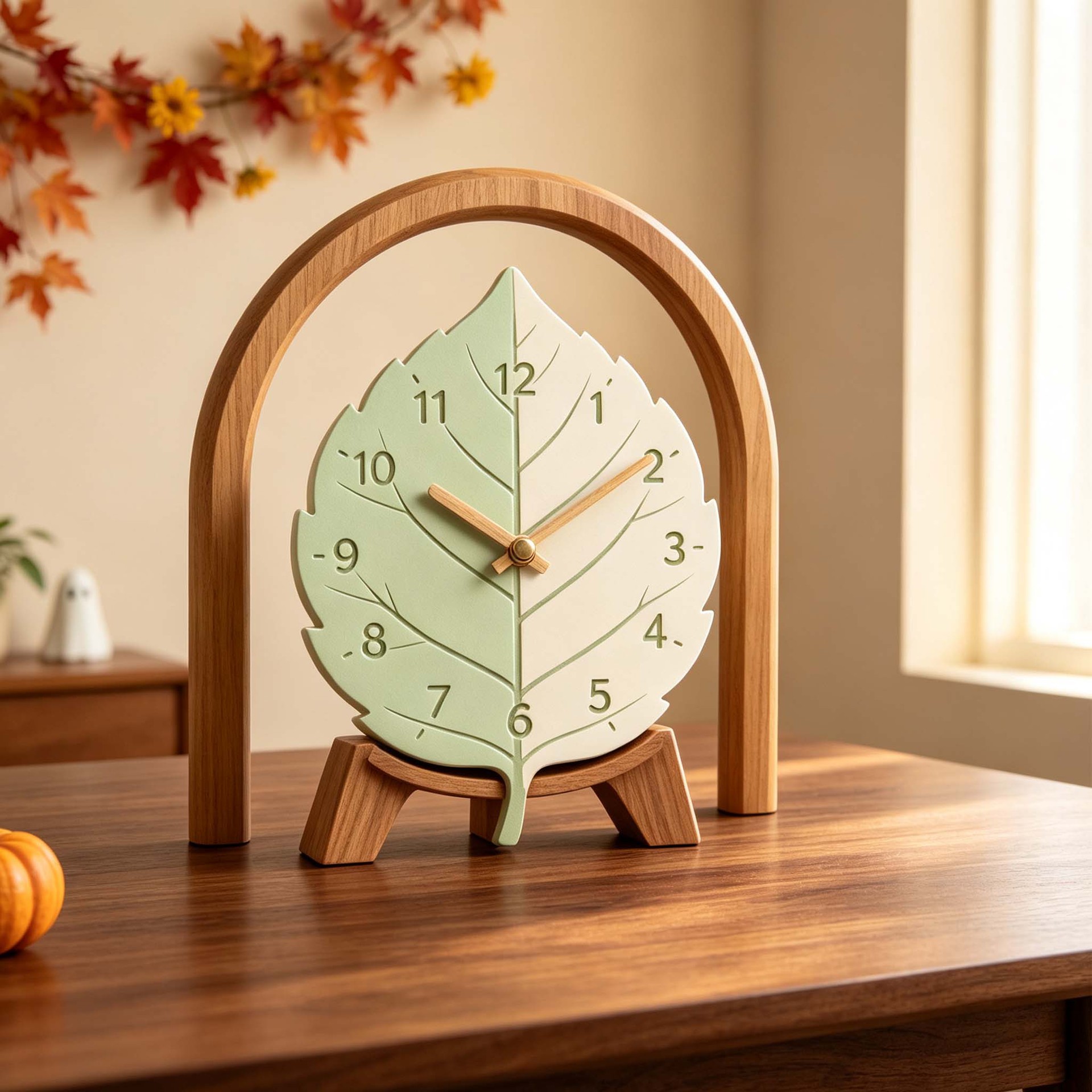Clock Silicone Molds Leaf Vein - Home Decor Wall Molding 评论和价格
