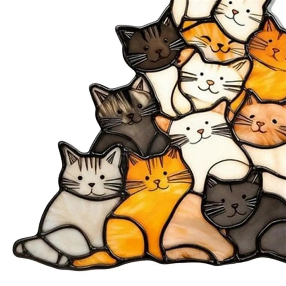 [N84R] Cat Sun Catcher Acrylic - Home Decor Cat 评论和价格