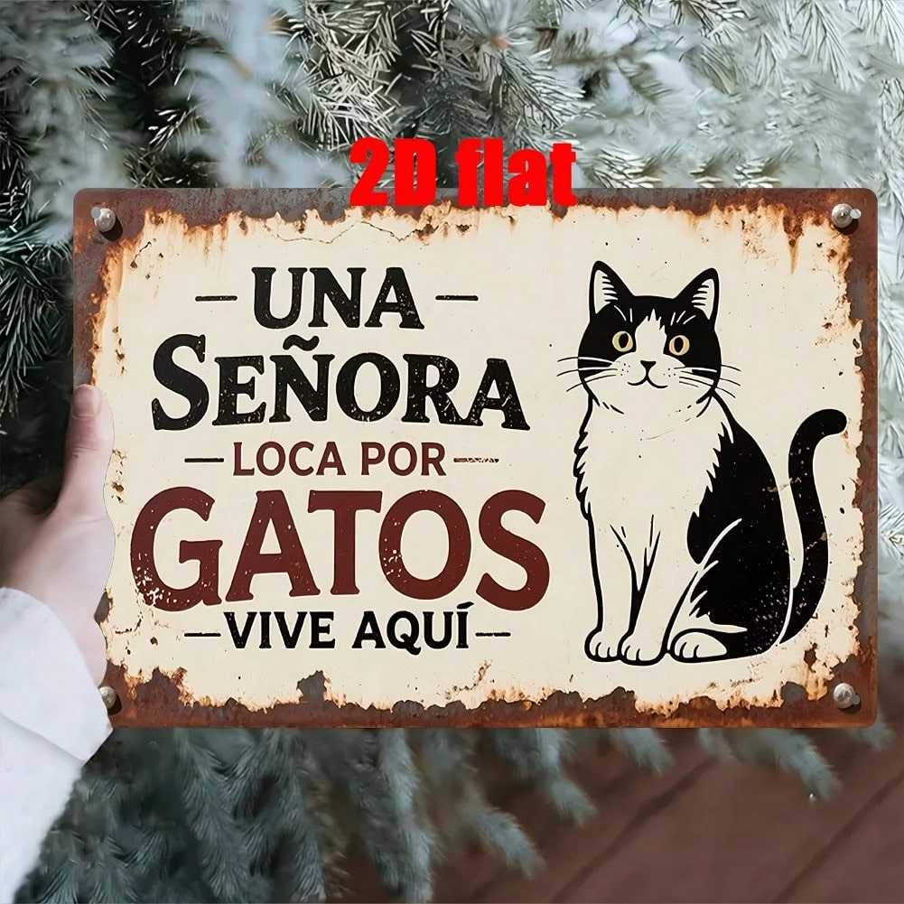 Spanish Crazy Cat Lady Home De - Home Decor Cat 评论和价格