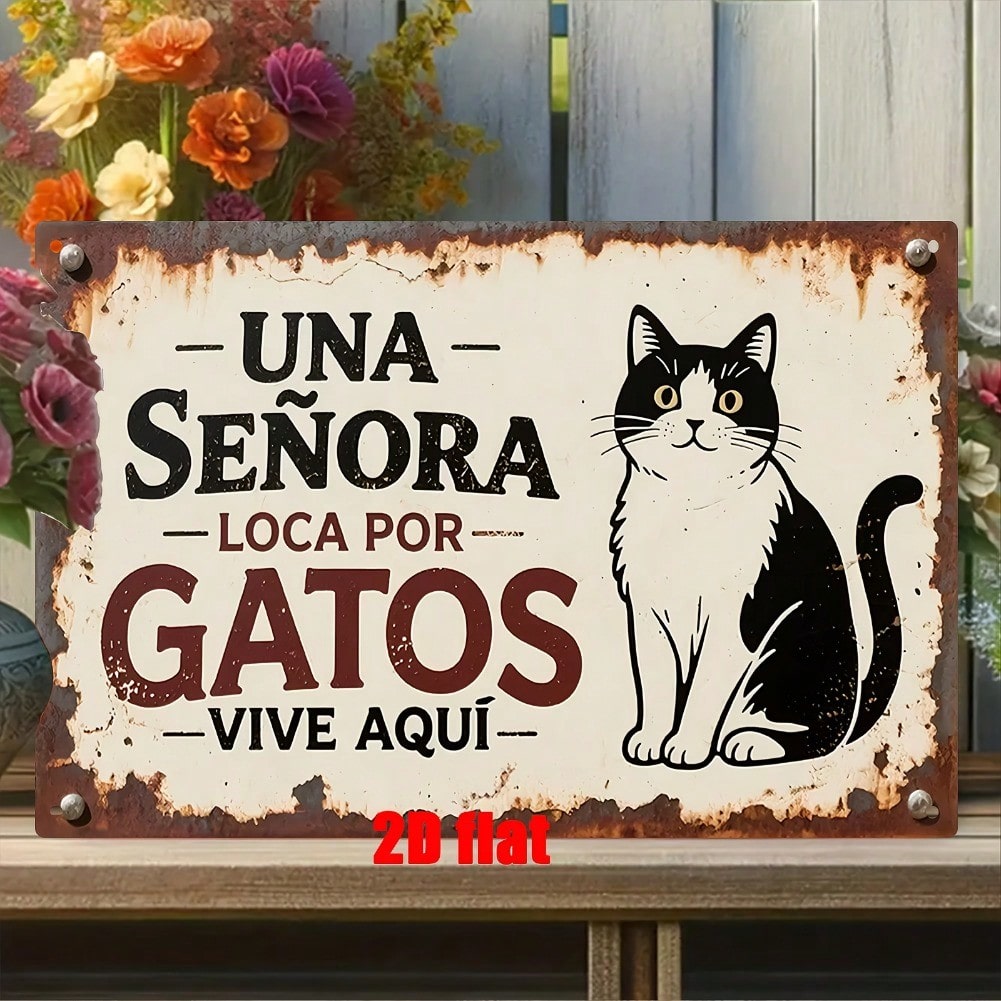 Spanish Crazy Cat Lady Home De - Home Decor Cat 评论和价格