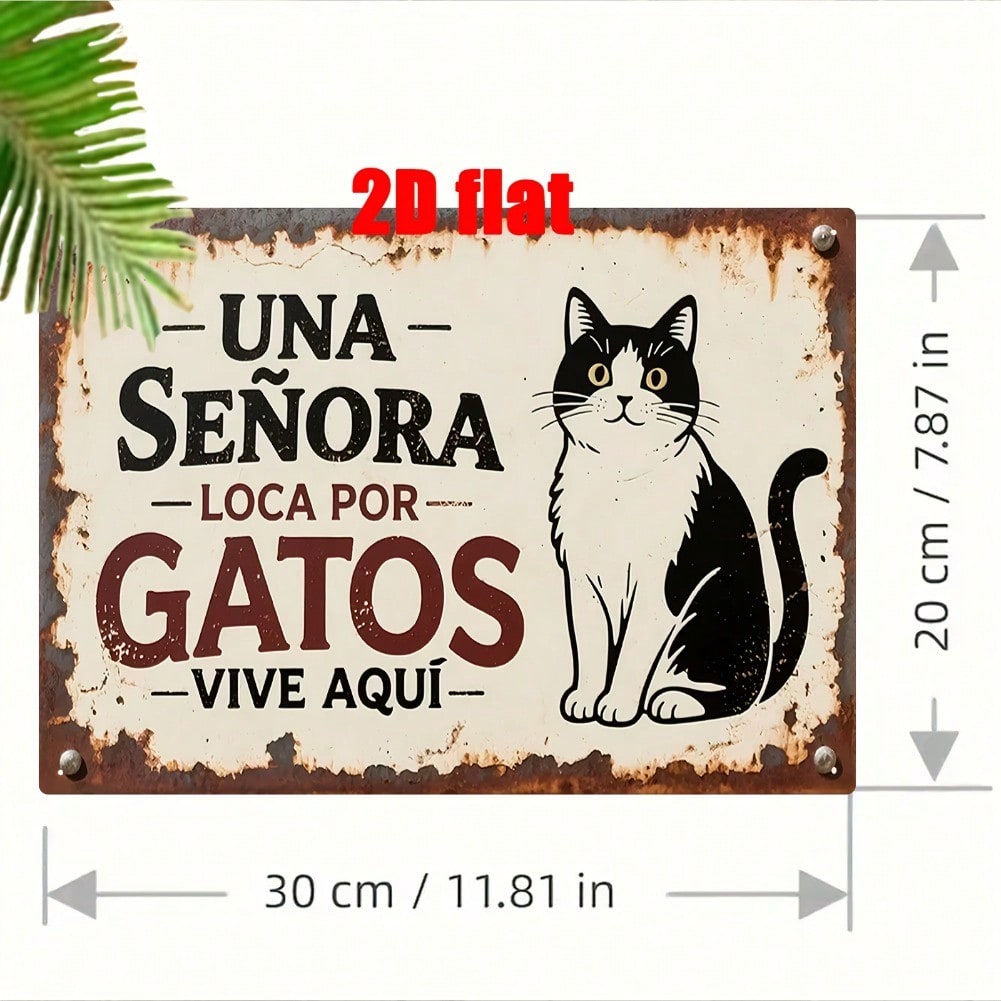 Spanish Crazy Cat Lady Home De - Home Decor Cat 评论和价格