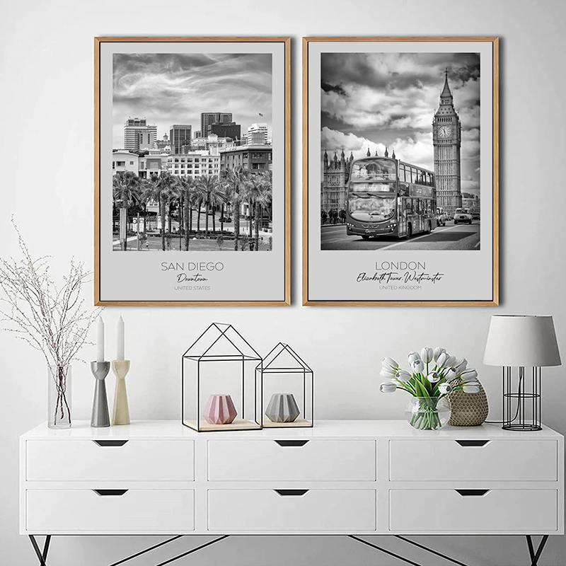 City Poster New York London Pa - Home Decor London 评论和价格