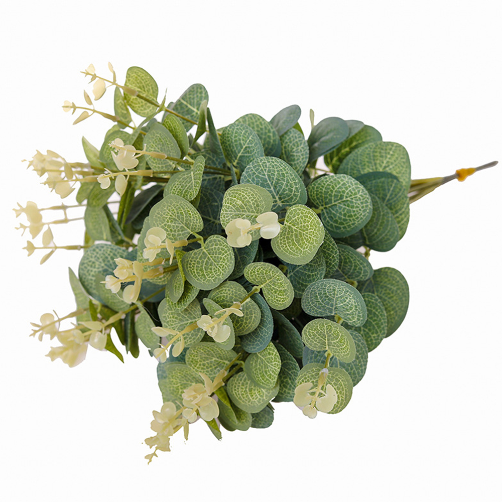 20PCS Fake Plants Silk Eucalyp - Home Decor Scrap 评论和价格