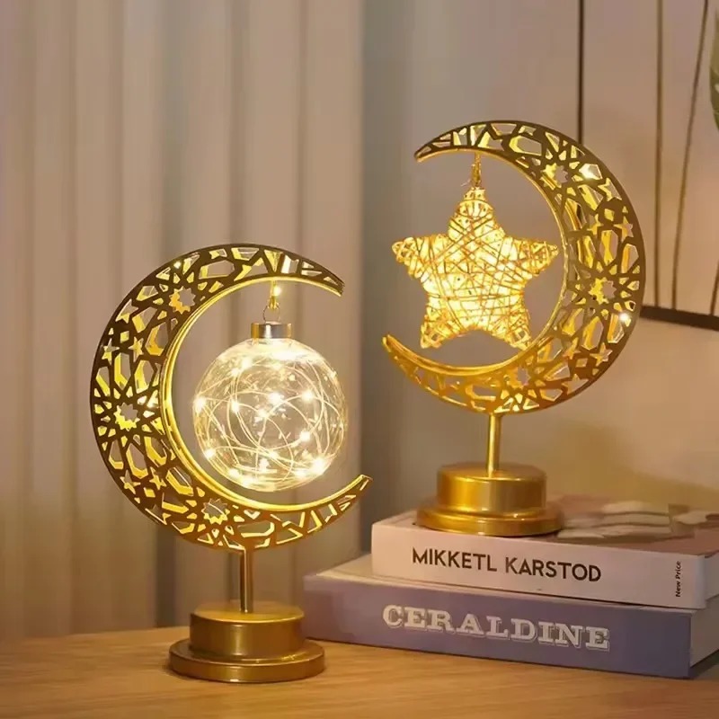 Ramadan LED Night Light Rotati - Home Decor Ramadan 评论和价格