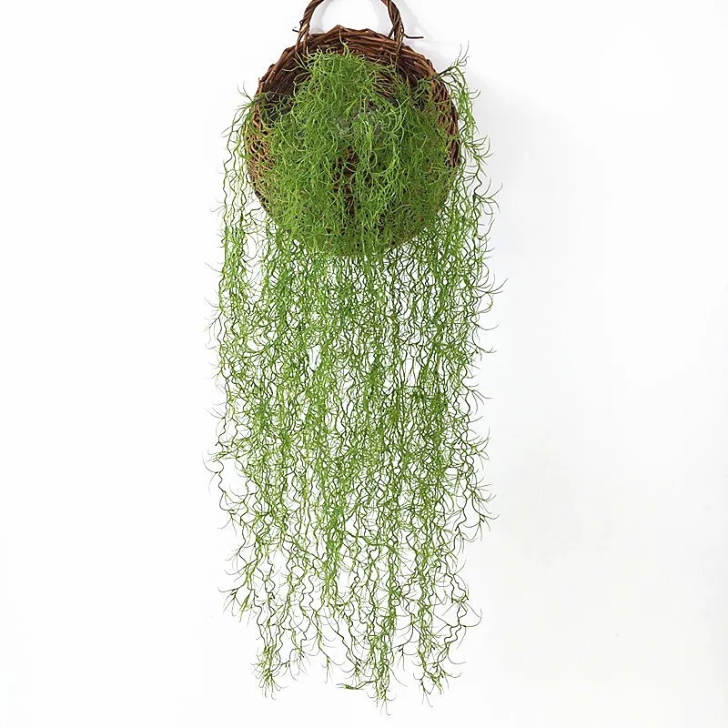1/3/5pcs Air Grass Green Plant - Rattan Plant Basket 评论和价格