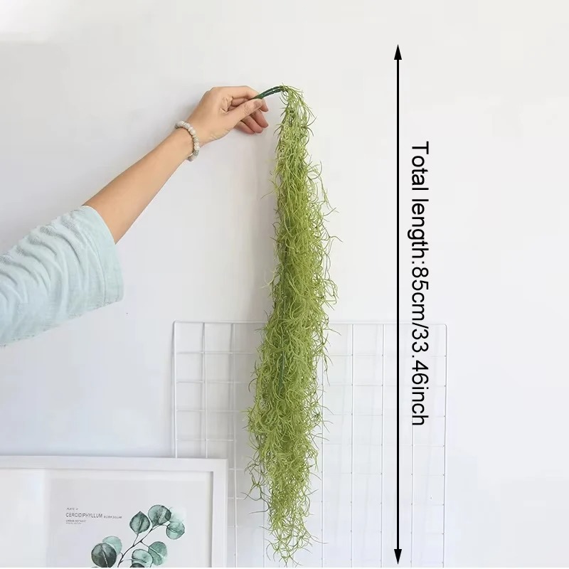 1/3/5pcs Air Grass Green Plant - Rattan Plant Basket 评论和价格