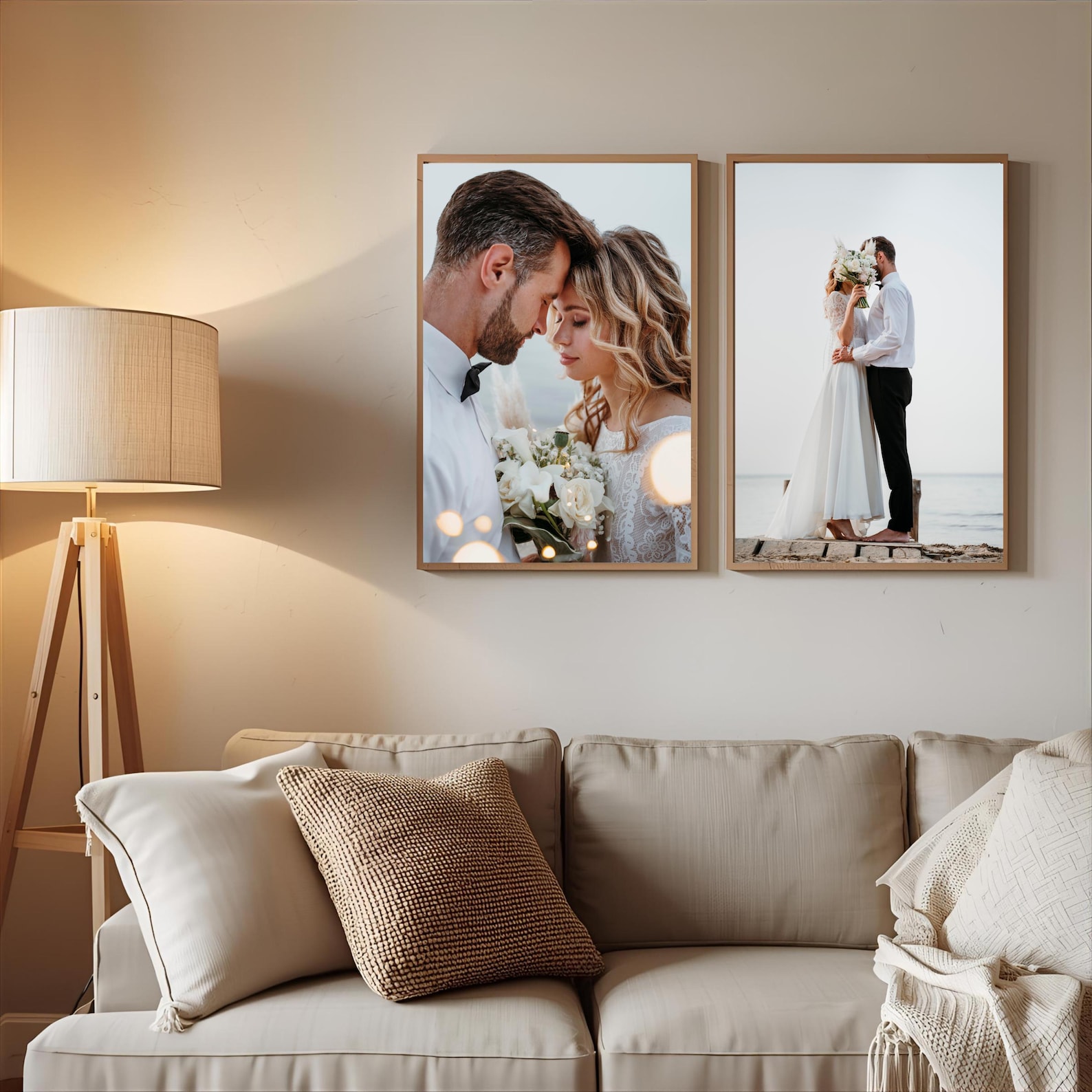 Personalized Photo Canvas, Cus - Home Decor Fabric 评论和价格
