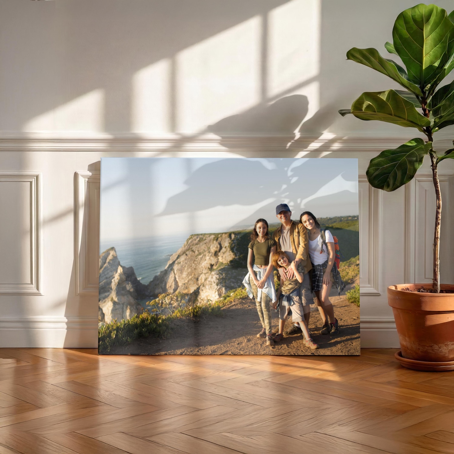 Personalized Photo Canvas, Cus - Home Decor Fabric 评论和价格