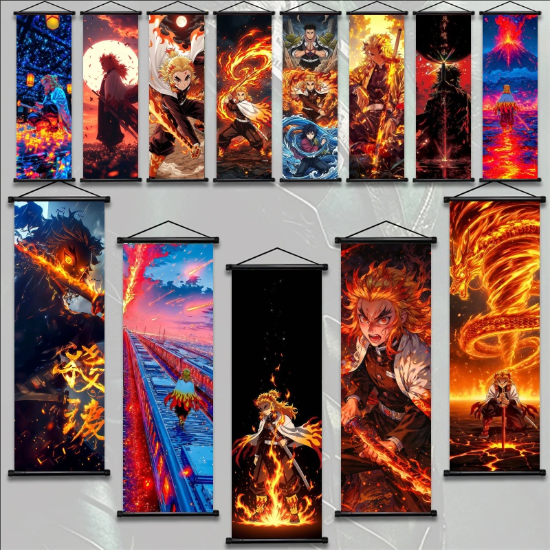 Demon Slayer Kyojuro Rengoku H - Home Decor Fabric 评论和价格