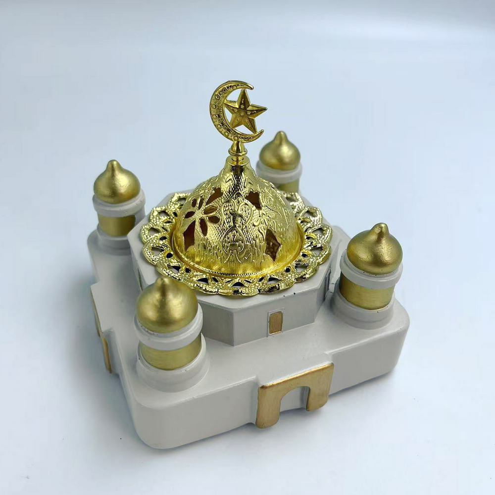 Resin Islamic Mosque - Incense - Home Decor Ramadan 评论和价格