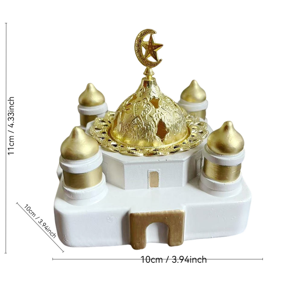 Resin Islamic Mosque - Incense - Home Decor Ramadan 评论和价格