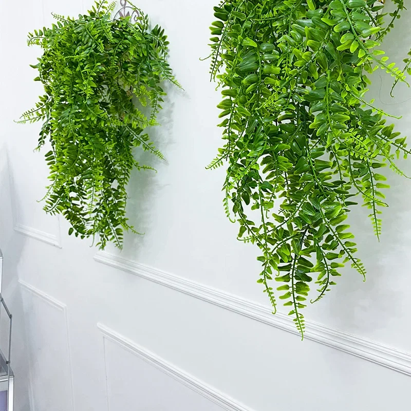 Artificial Hanging Plants 32 I - Rattan Plant Basket 评论和价格