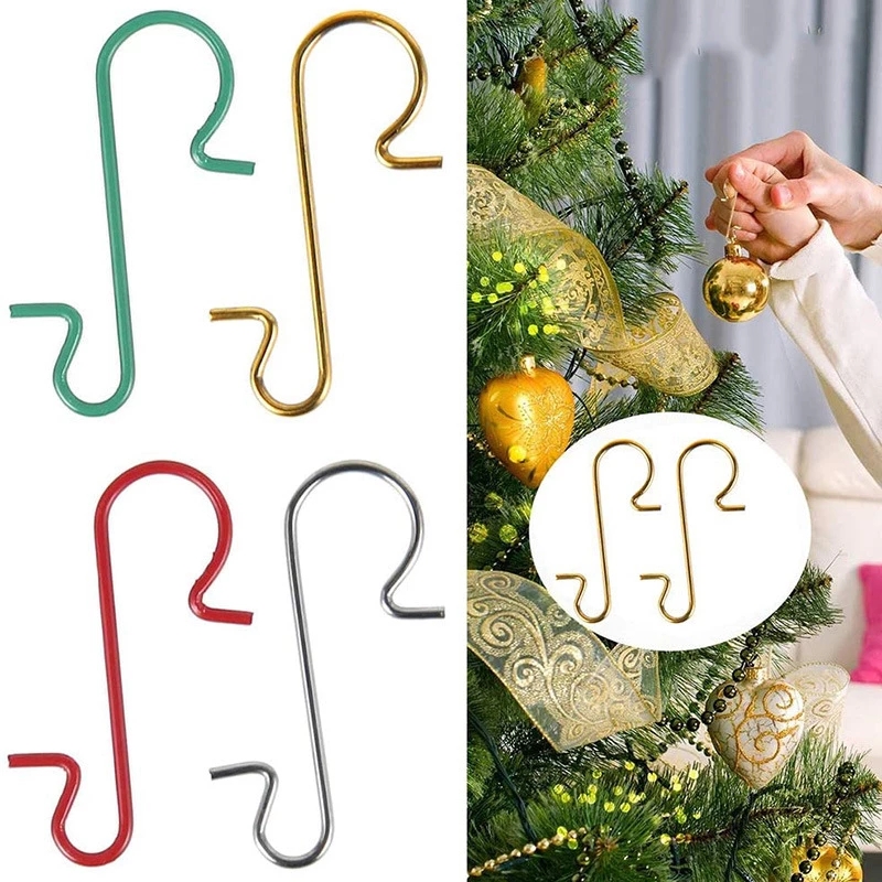 50Pcs Christmas Ornament Hooks - Home Decor Xmas Tree 评论和价格