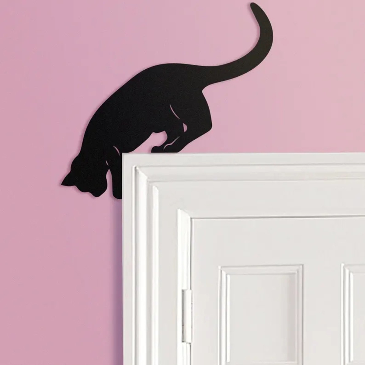 Cat Looking Down Door Topper D - Home Decor Cat 评论和价格