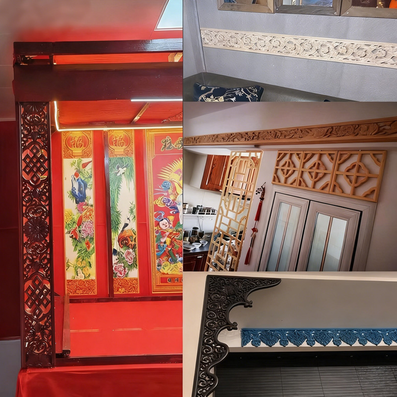 Decorative Wood Molding Wood C - Home Decor Wall Molding 评论和价格