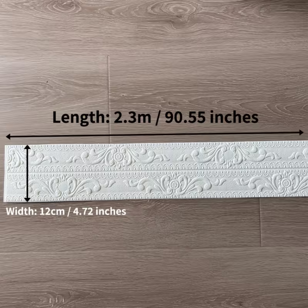 1pc Flexible Foam Molding Trim - Home Decor Wall Molding 评论和价格