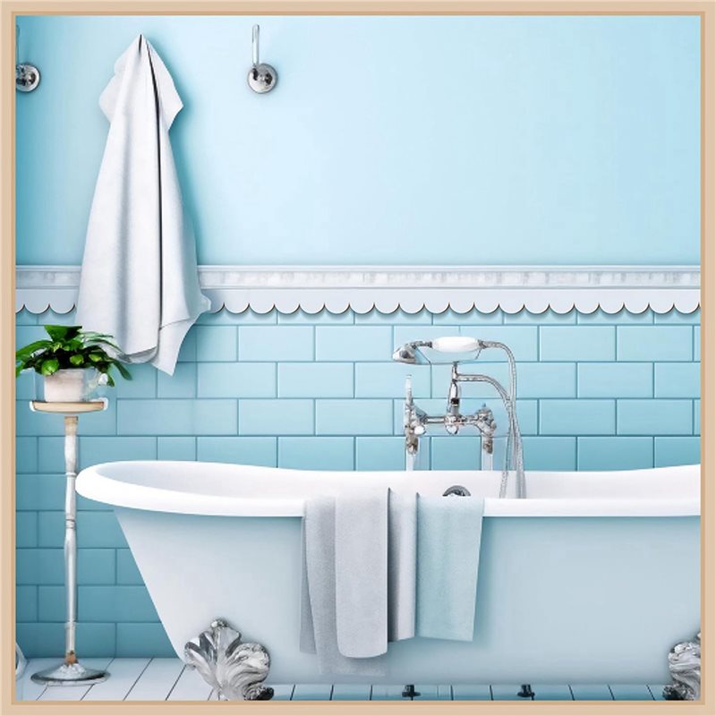 WCS-72Pcs Unfinished Scalloped - Home Decor Wall Molding 评论和价格