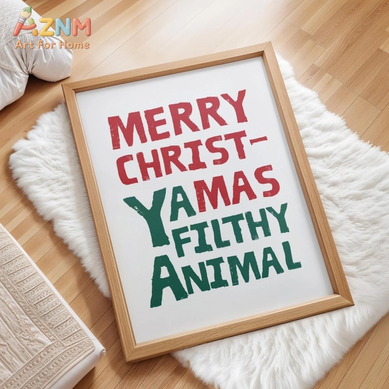 Unframed Canvas Wall Art Retro - Home Decor Xmas Tree 评论和价格