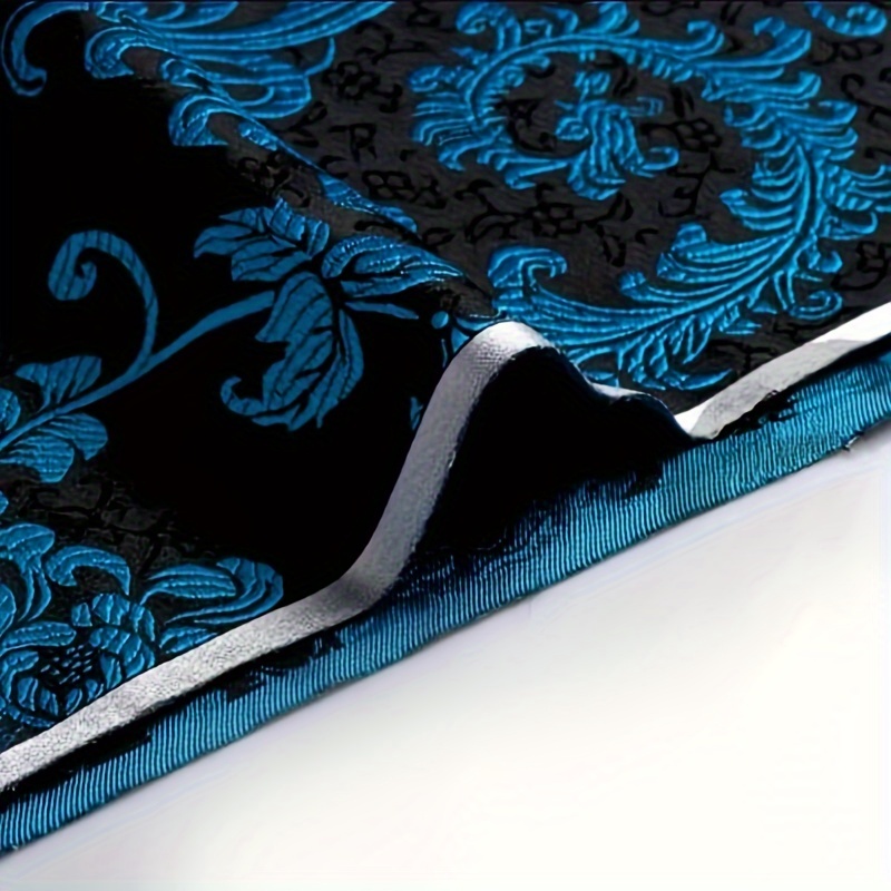 3D Blue Phoenix Tail Brocade F - Home Decor Fabric 评论和价格