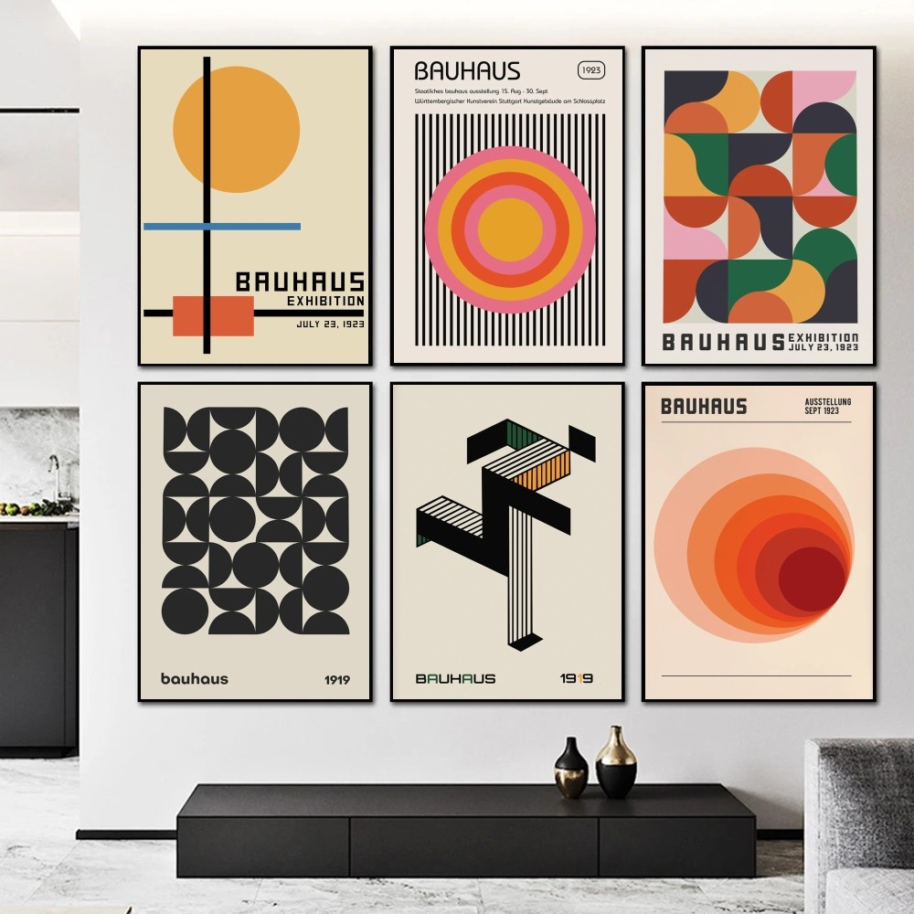 （2D Tin painting）Bauhaus Geome - Home Decor Scrap 评论和价格