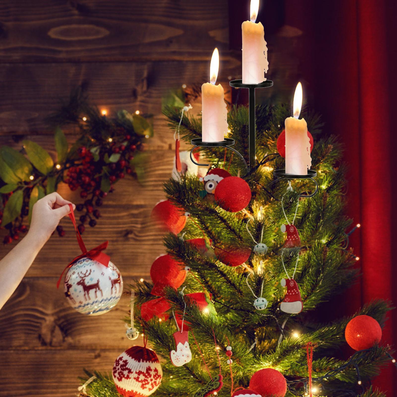 Metal Black Triple Tree Topper - Home Decor Xmas Tree 评论和价格