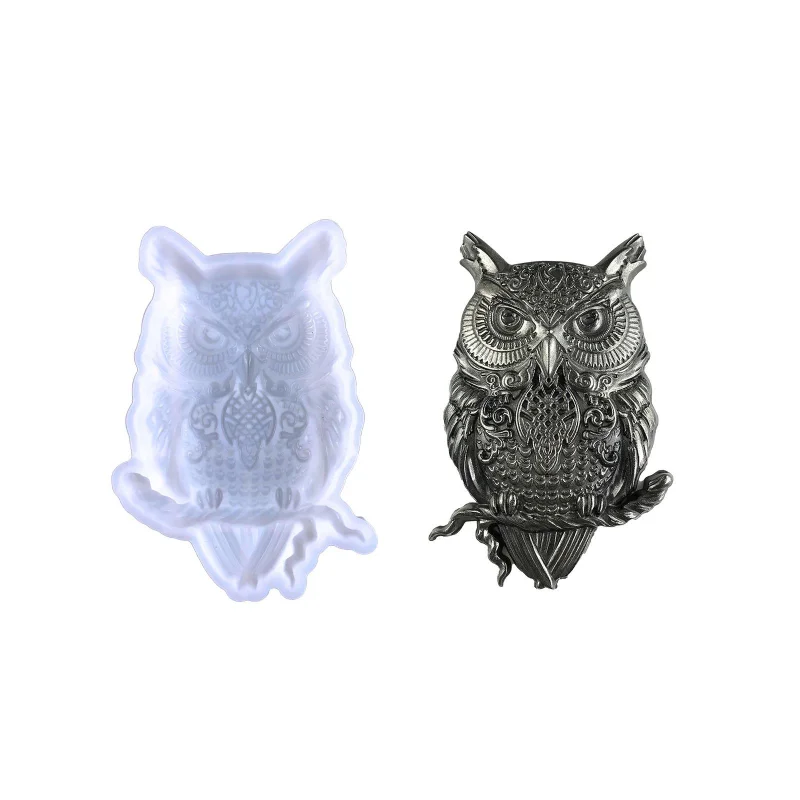 Creative Owl Ornaments Epoxy R - Home Decor Wall Molding 评论和价格